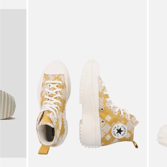 Converse Shoes - Converse Run Star Hike Hi yellow high top sneakers